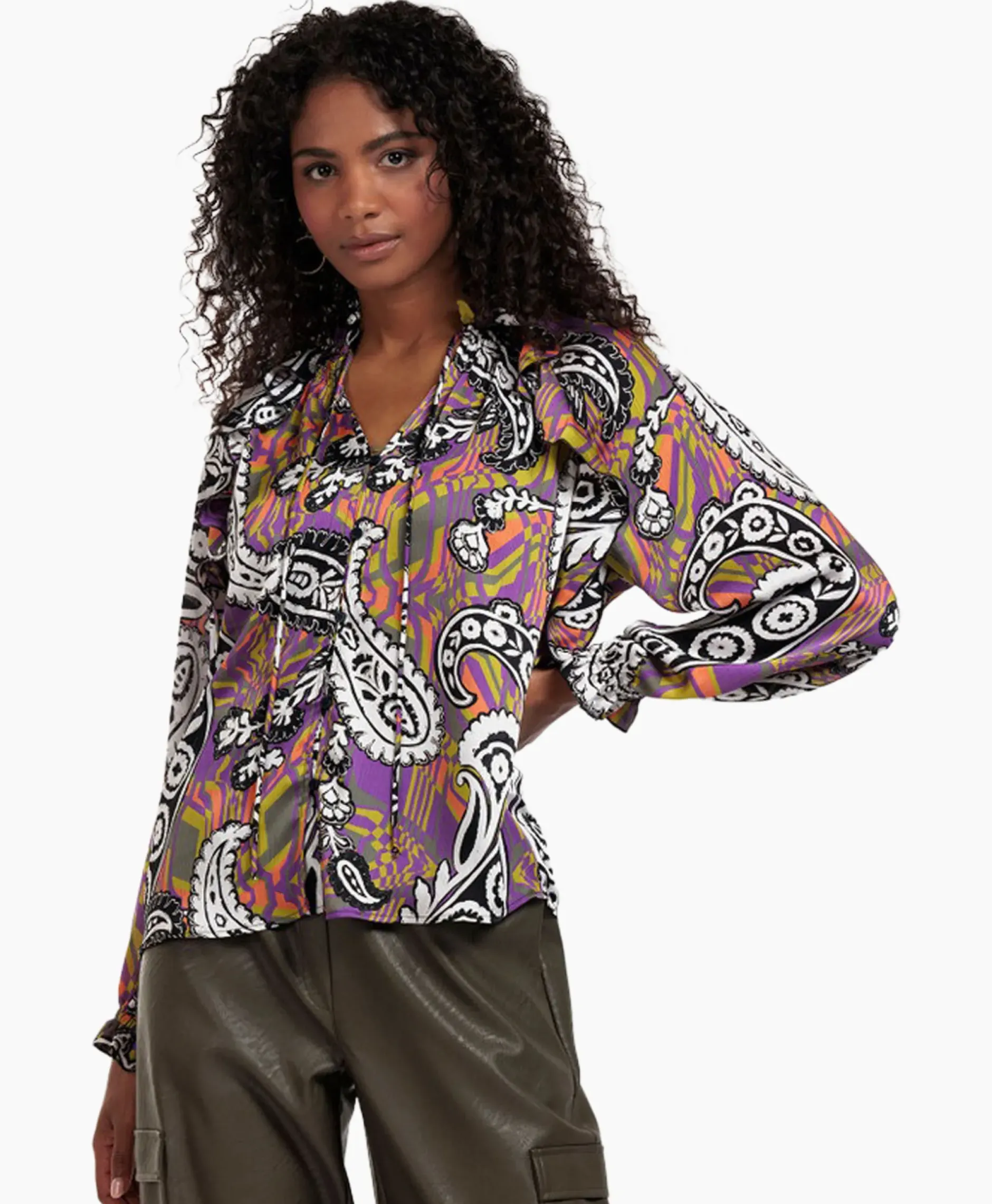 Blouse Revelin Voile Paisley Combo L^Studio Anneloes New