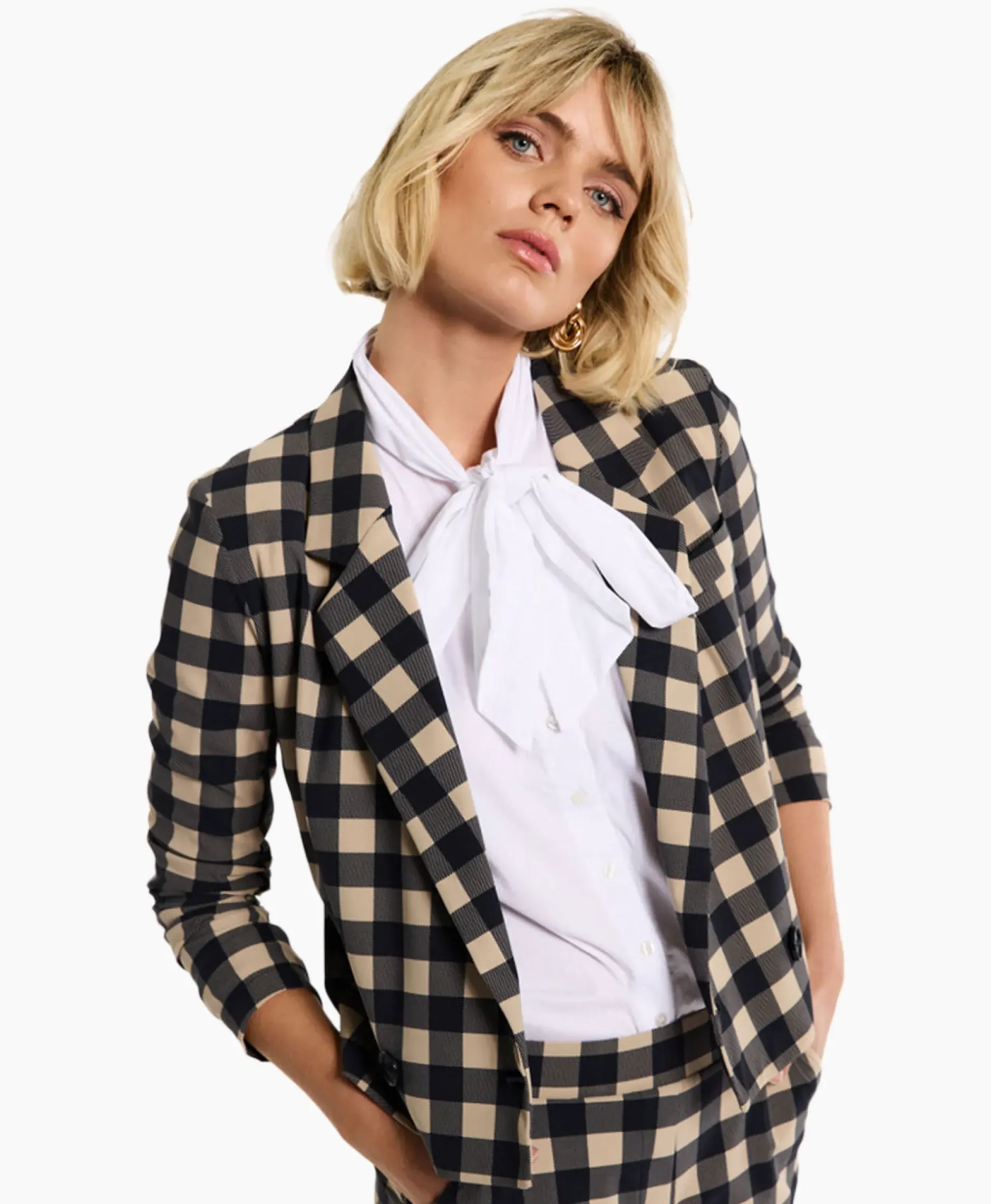 Blouse Shirley Poplin Wit^Studio Anneloes Hot