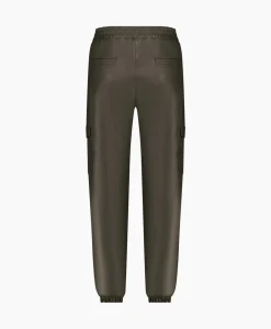 Broek Evi Leather Cargo Trousers Bruin Dessin^Studio Anneloes Discount