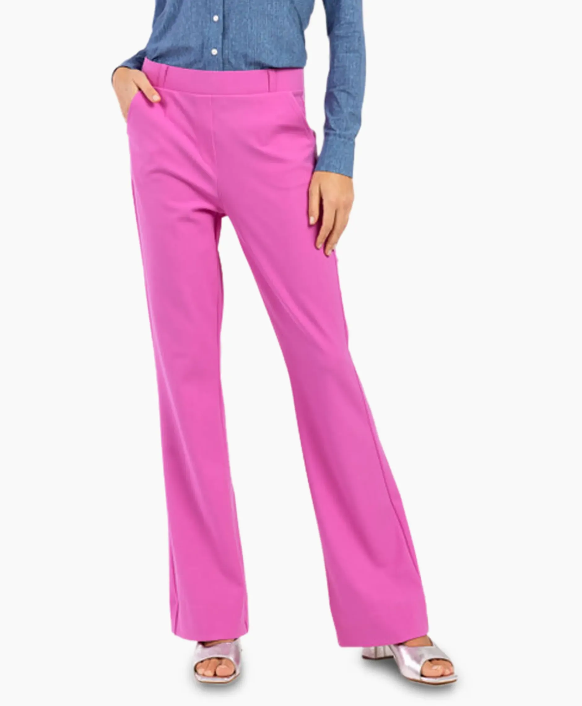 Broek Flair Bonded Trousers Lila^Studio Anneloes Outlet