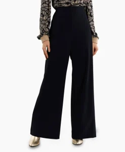 Broek Holly Bonded Trousers Donker Blauw^Studio Anneloes Hot