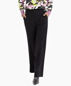 Broek Jessy Bonded Button Trousers Zwart Dessin^Studio Anneloes Clearance
