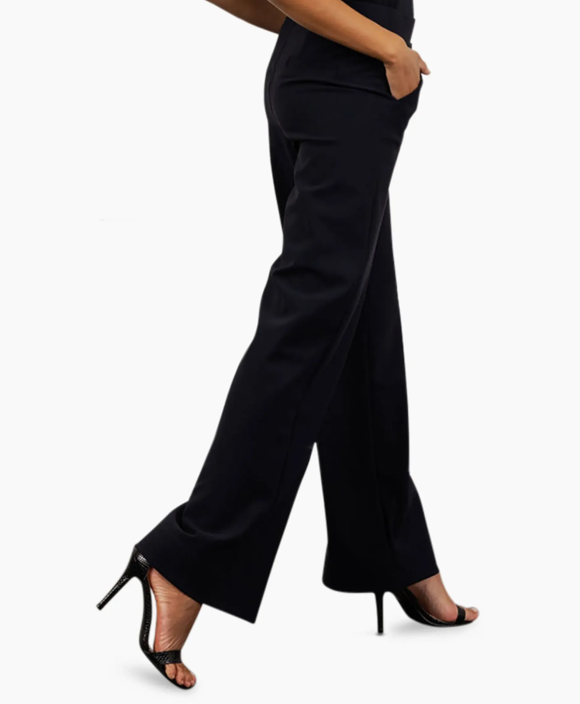 Broek Lexie Bonded Donker Blauw^Studio Anneloes New