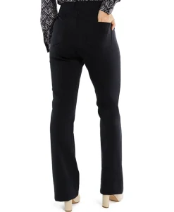 Broek Lio Shiny Bnd Flair Trousers Zwart^Studio Anneloes Best