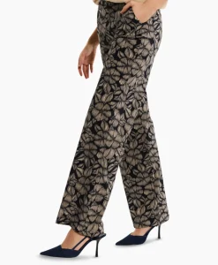 Broek Marilon Flower Trousers Zand^Studio Anneloes Clearance