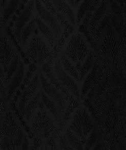Broek Mira Ornament Jacquard Trousers Zwart^Studio Anneloes