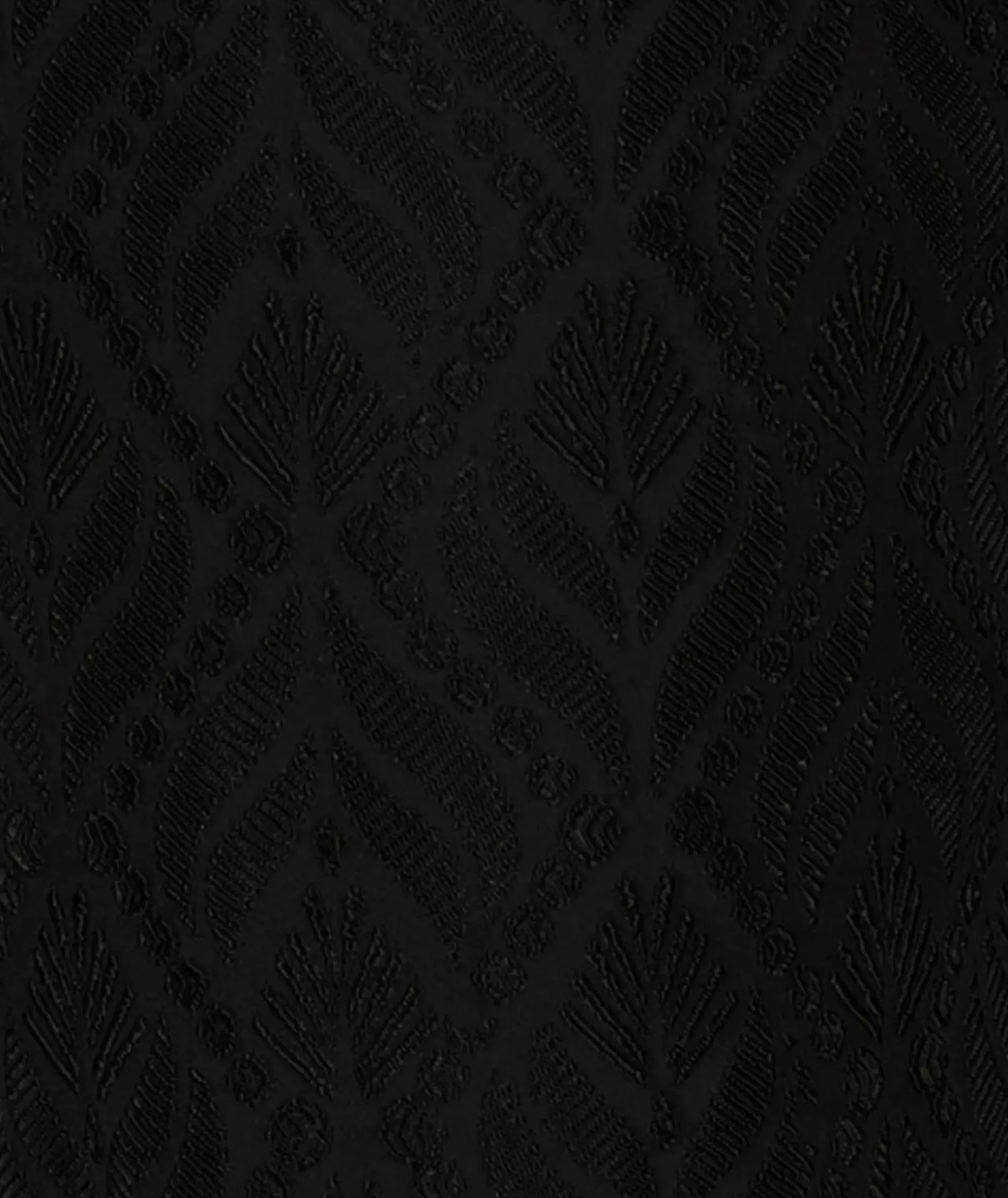 Broek Mira Ornament Jacquard Trousers Zwart^Studio Anneloes