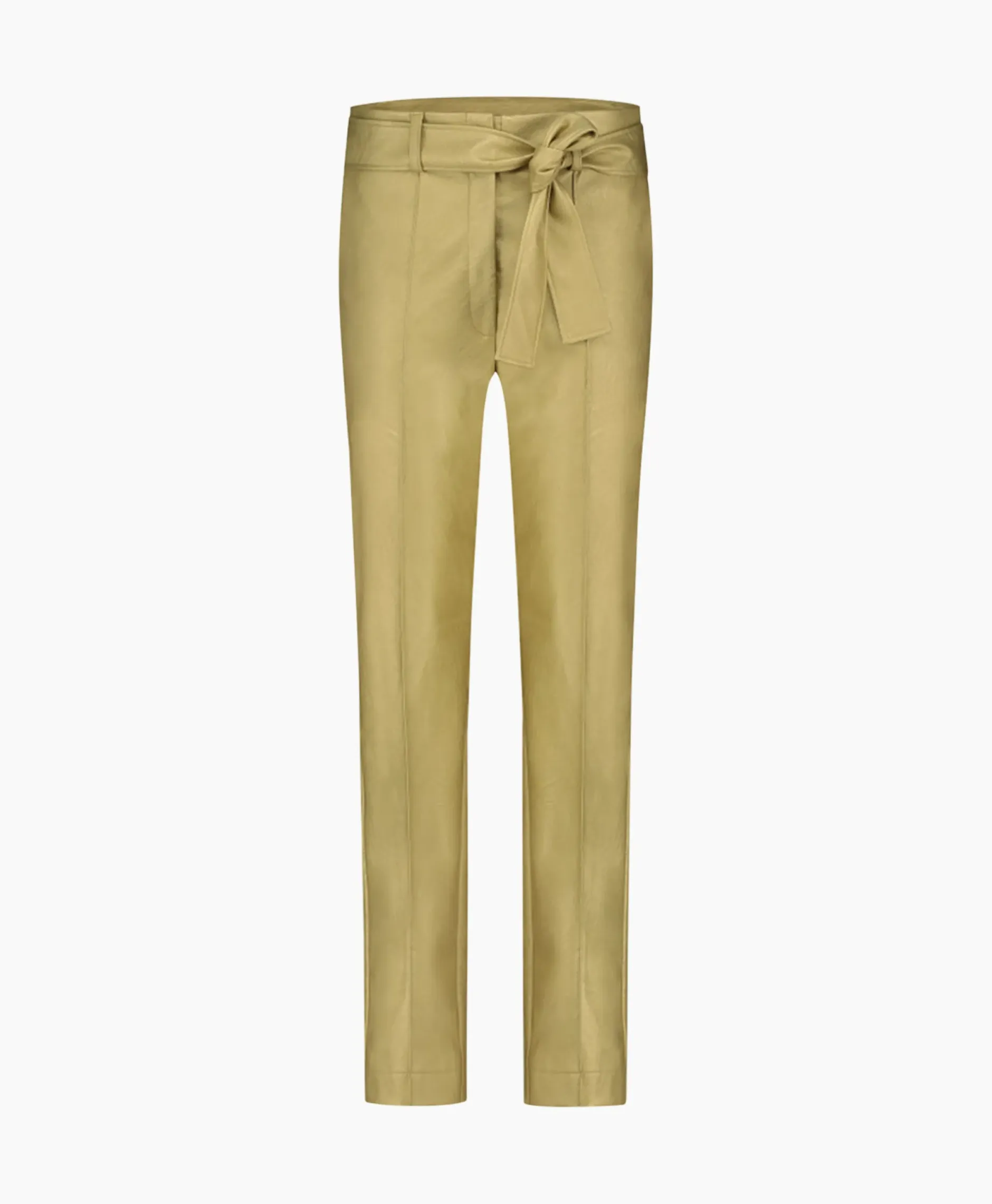 Broek Mita Faux Leather Trousers Goud^Studio Anneloes Sale