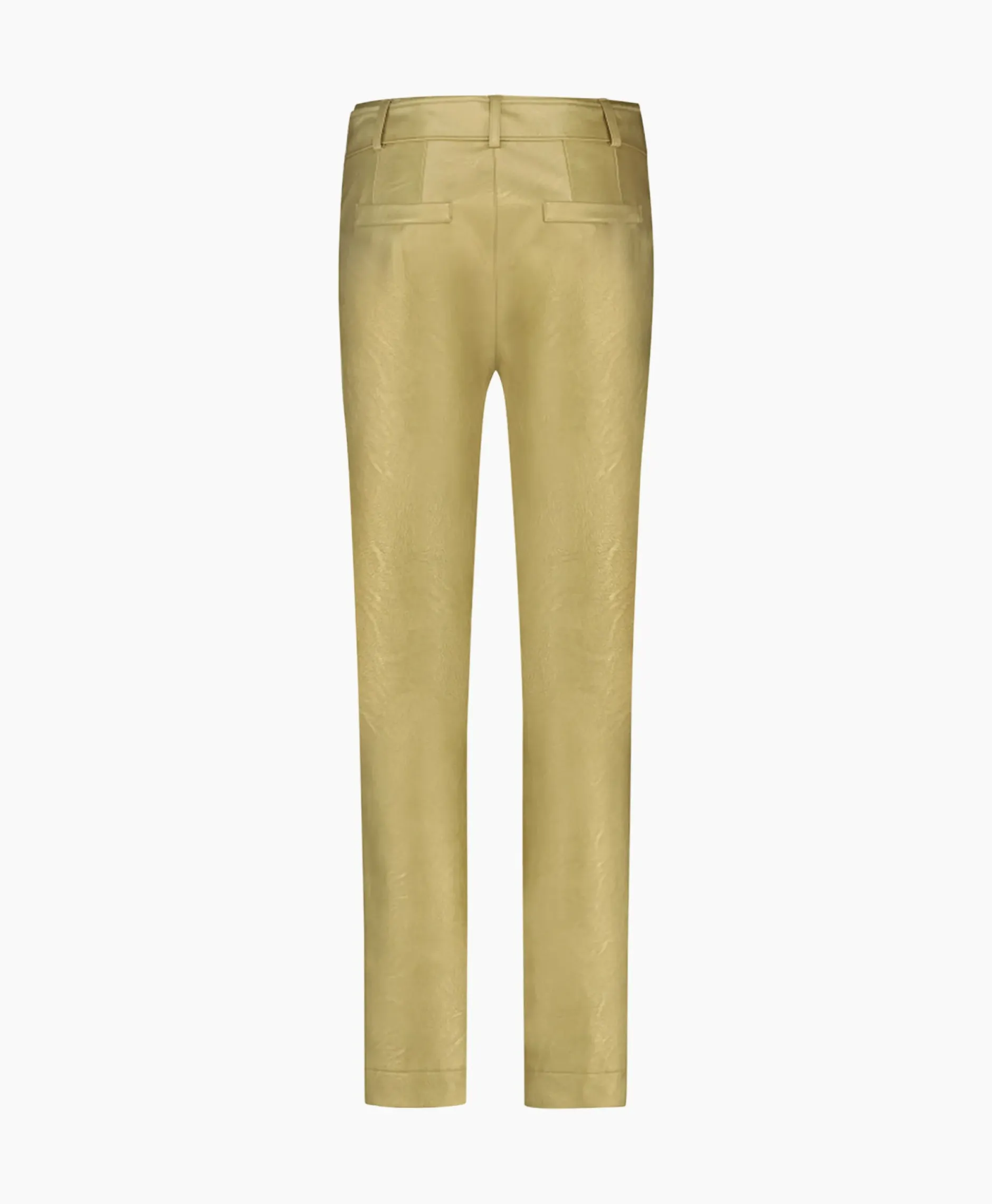 Broek Mita Faux Leather Trousers Goud^Studio Anneloes Sale