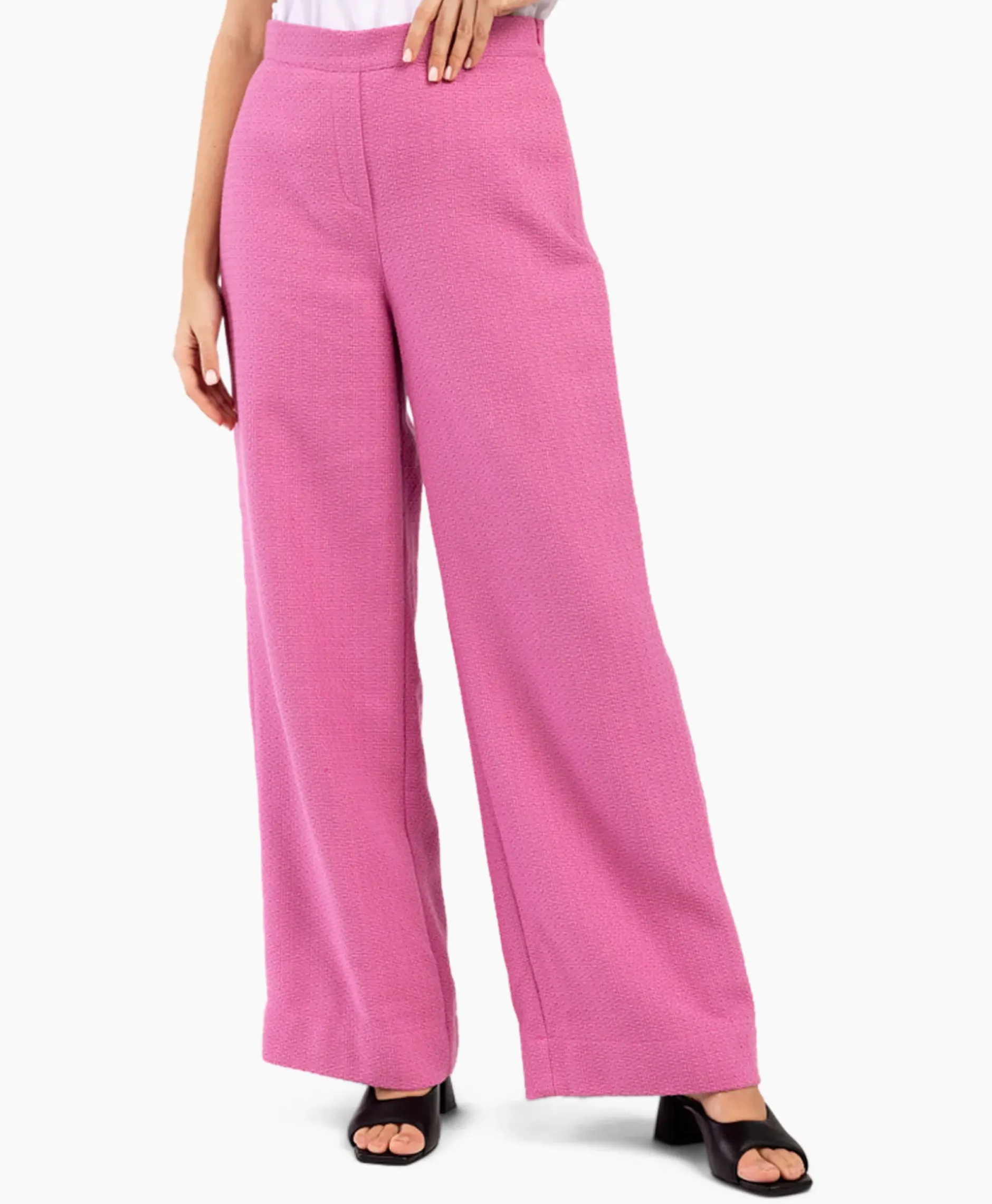 Broek Rasa Tweed Trousers Lila^Studio Anneloes