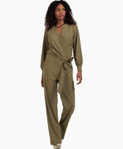 Jumpsuit Feda Bruin Dessin^Studio Anneloes Best