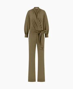 Jumpsuit Feda Bruin Dessin^Studio Anneloes Best