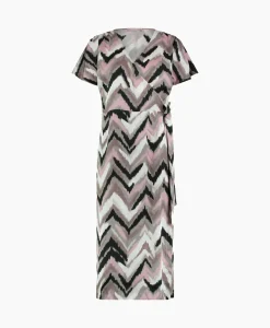 Jurk Juno Satin Wrap Dress Ecru^Studio Anneloes Online