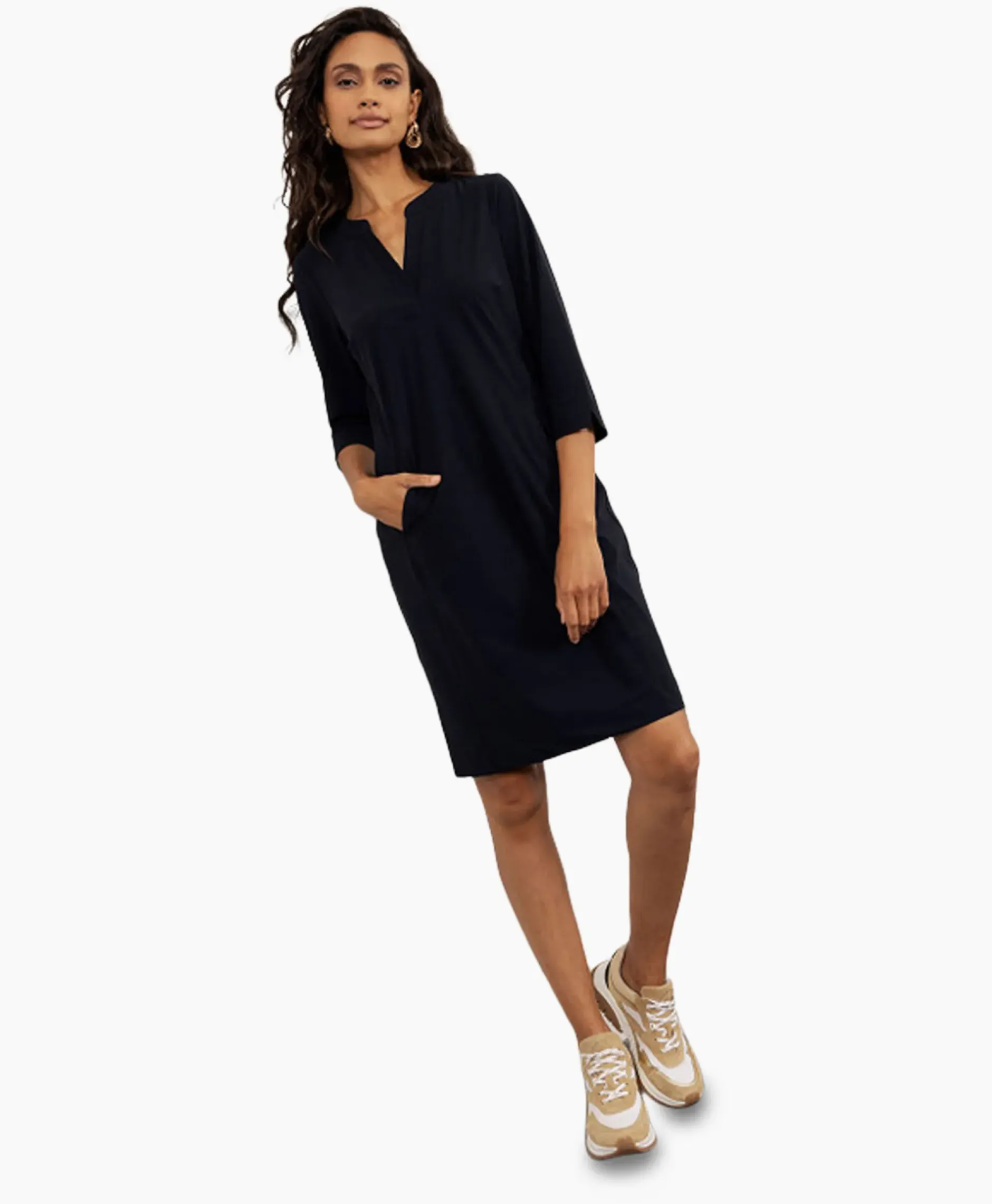 Jurk Simplicity Dress Zwart^Studio Anneloes Best