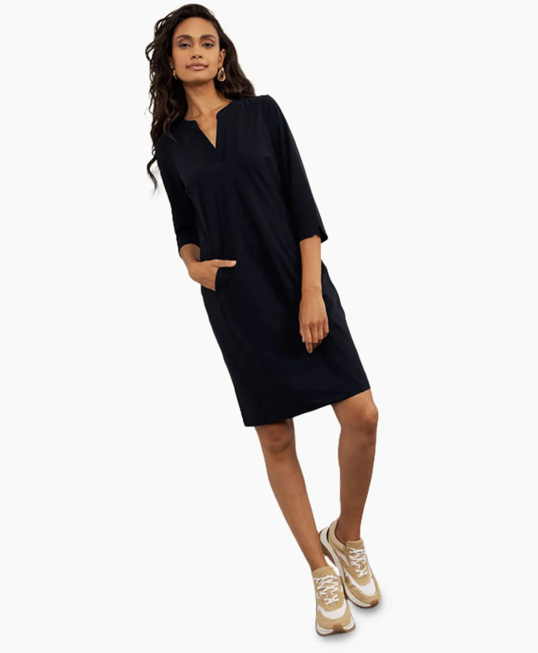 Jurk Simplicity Dress Zwart^Studio Anneloes Discount