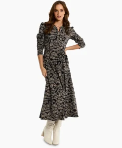 Jurk Sira Flower Dress Zand^Studio Anneloes Hot