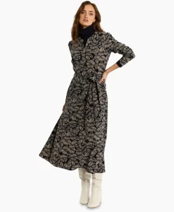 Jurk Sira Flower Dress Zand^Studio Anneloes Hot