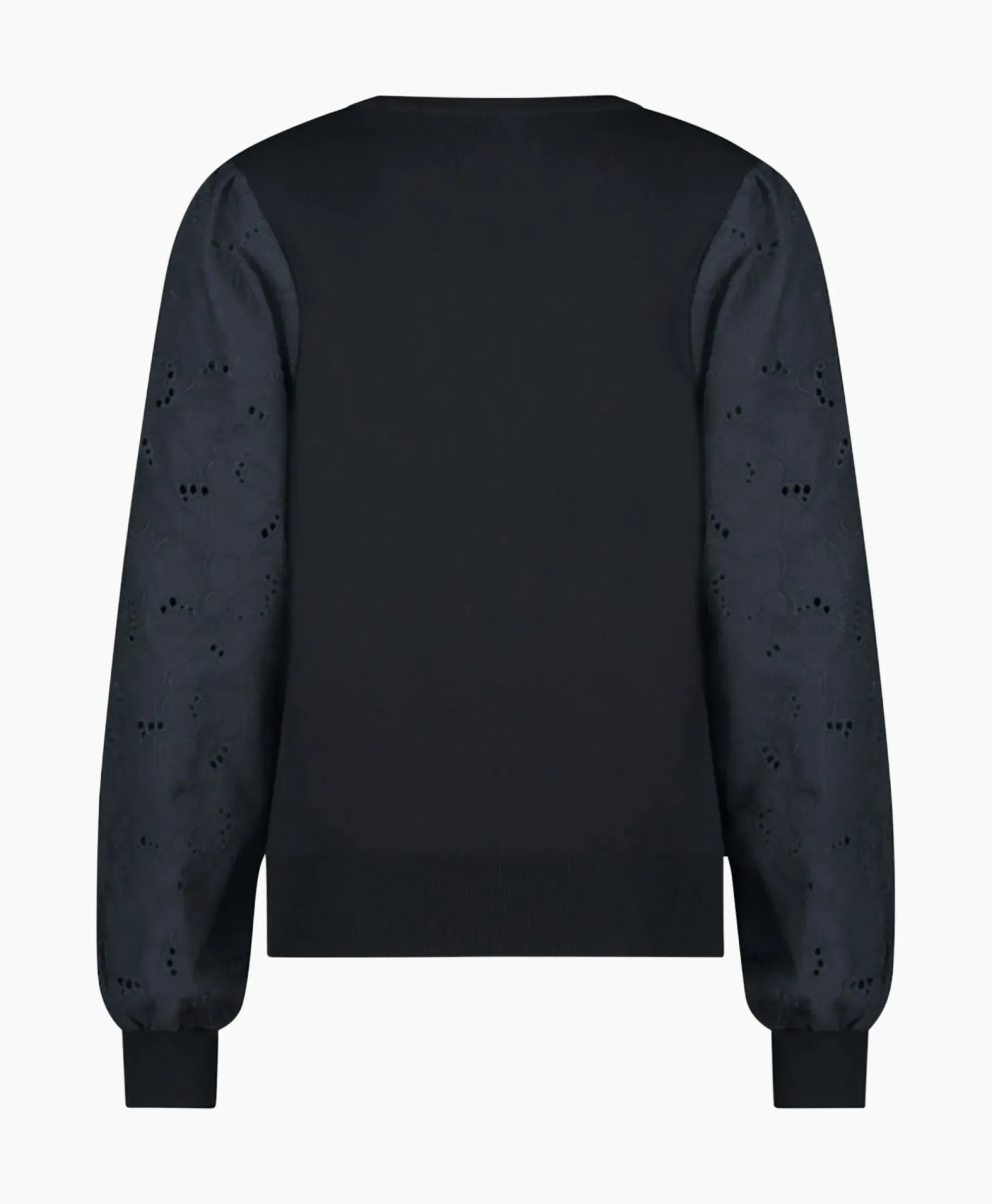 Pullover Deana Flower Broderie Donker Blauw^Studio Anneloes Outlet