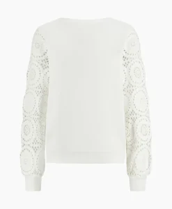 Pullover Dinah Crochet Off White^Studio Anneloes Online