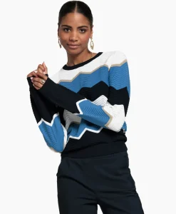 Pullover Isa Zigzag Ajour Ecru^Studio Anneloes Best