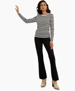 Pullover Luna Stripe Ecru^Studio Anneloes Discount