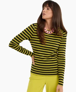Pullover Luna Stripe Zwart Dessin^Studio Anneloes Discount