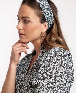 Shawl Hairscarf Daisy Crepe Blauw^Studio Anneloes Outlet