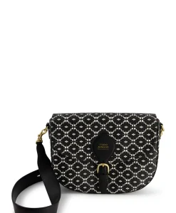 Tas Crossbag Sa Print Zwart^Studio Anneloes New