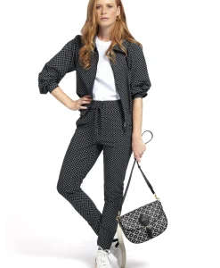 Tas Crossbag Sa Print Zwart^Studio Anneloes New