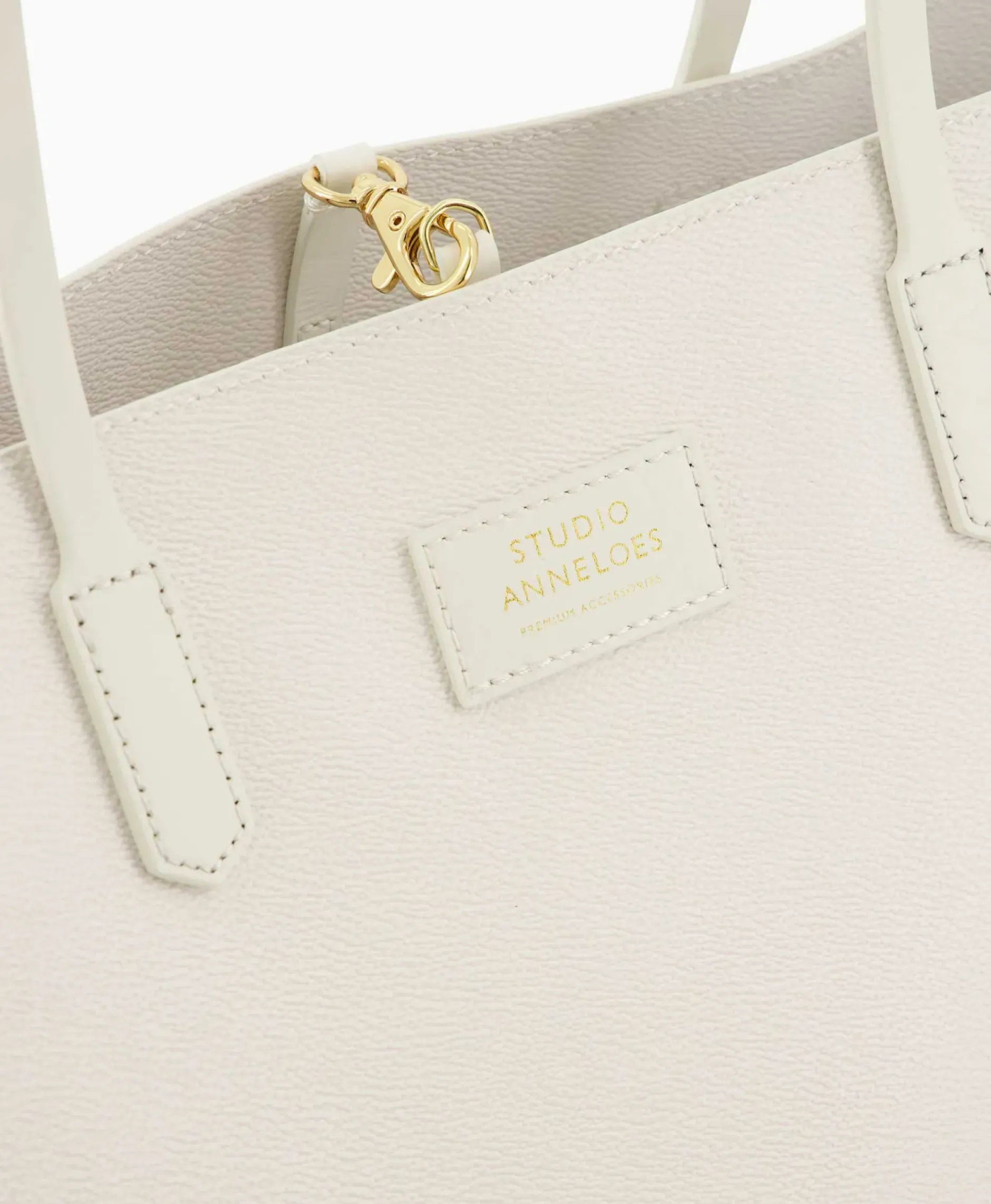 Tas Shopper Sa Solid Off White^Studio Anneloes Discount