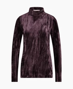 Top Avril Ls Velvet Bruin^Studio Anneloes Discount