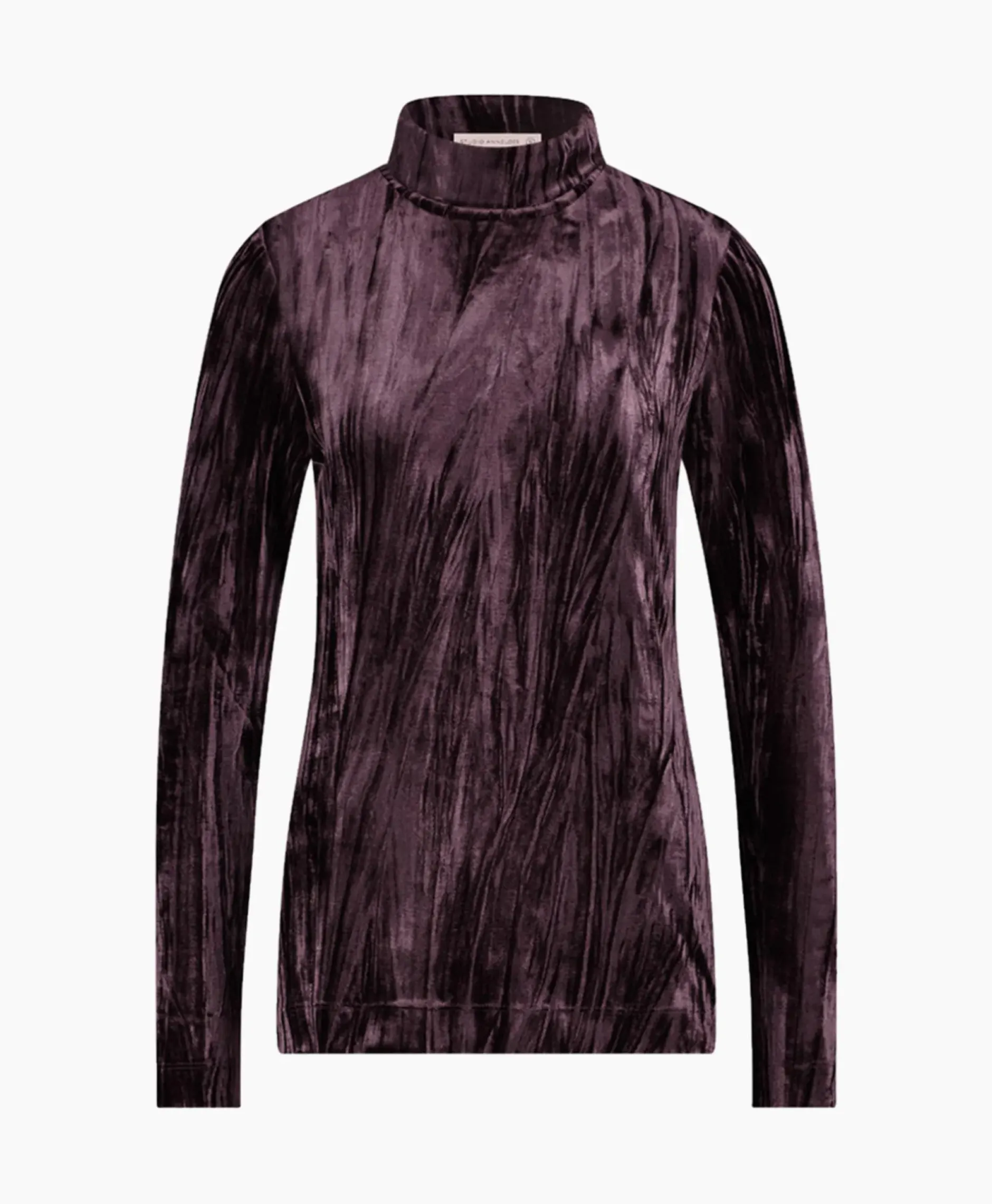 Top Avril Ls Velvet Bruin^Studio Anneloes Discount