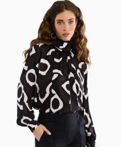 Top Izzie Satin Eyes Bruin^Studio Anneloes