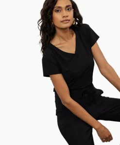 Top & T-Shirt Roller Shirt Zwart^Studio Anneloes