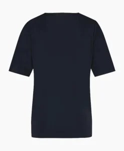 Top & T-Shirt Vicky Shirt Donker Blauw^Studio Anneloes Outlet