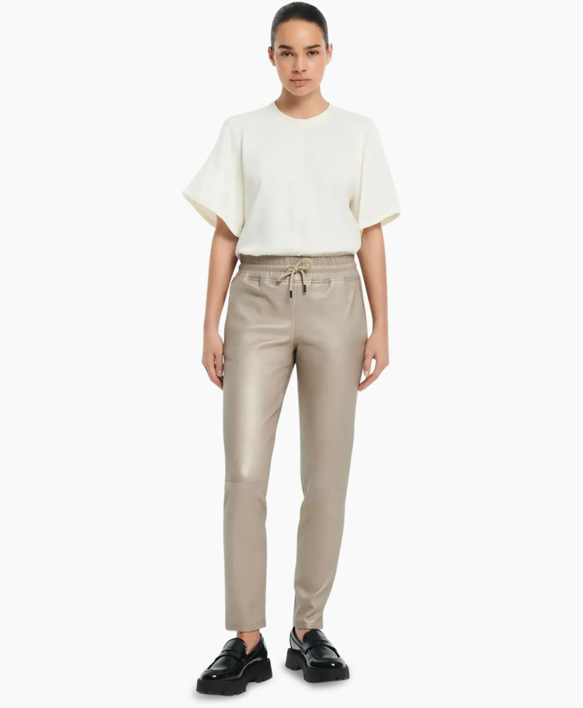 Pantalon Naomi Stretch Plonge Beige^Studioar By Arma