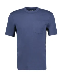 T-Shirt Korte Mouw John Blauw^Tenue. Clearance