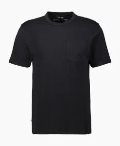 T-Shirt Korte Mouw John Pocket Tee Zwart^Tenue. Discount