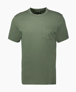 T-Shirt Korte Mouw John Pocket Tee Khaki^Tenue. Best