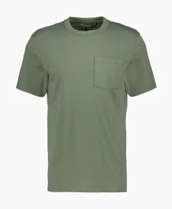 T-Shirt Korte Mouw John Pocket Tee Groen^Tenue. Outlet