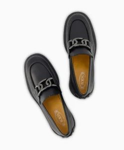Tod's Tod's Loafer Gomma Carro Zwart^Tod's Discount