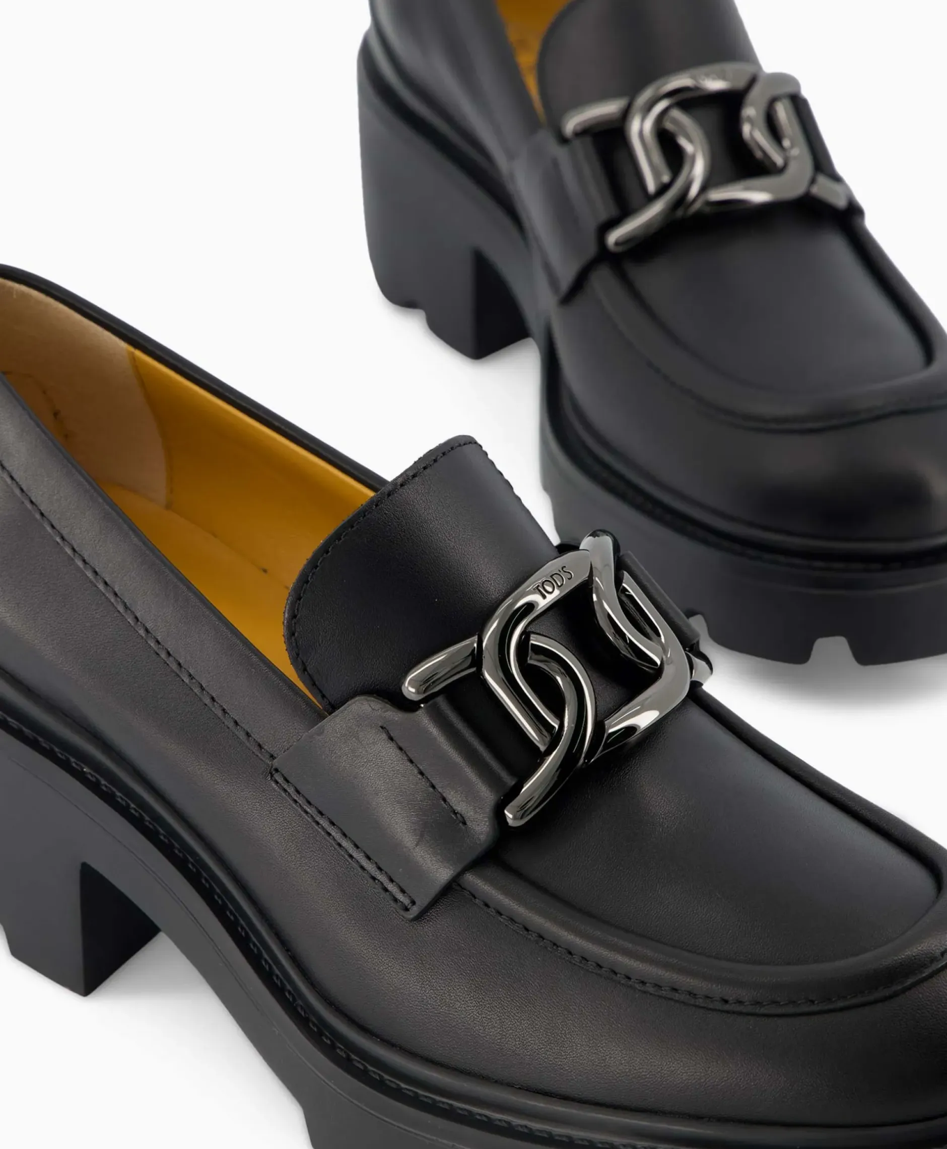 Tod's Tod's Loafer Gomma Carro Zwart^Tod's Discount