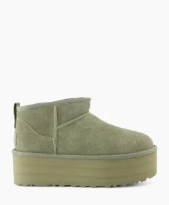 Enkellaars W Classic Ultra Mini Platform Groen^Ugg New