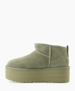 Enkellaars W Classic Ultra Mini Platform Groen^Ugg New