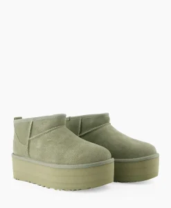 Enkellaars W Classic Ultra Mini Platform Groen^Ugg New