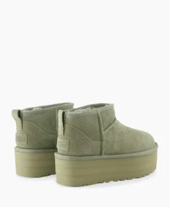 Enkellaars W Classic Ultra Mini Platform Groen^Ugg New