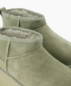 Enkellaars W Classic Ultra Mini Platform Groen^Ugg New