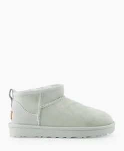 Enkellaars W Classic Ultra Mini Licht Blauw^Ugg Clearance