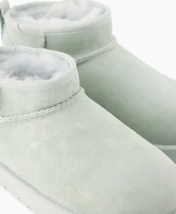 Enkellaars W Classic Ultra Mini Licht Blauw^Ugg Clearance
