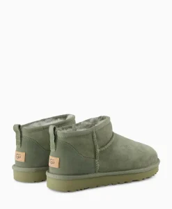 Enkellaars Winterboot Classic Ultra Mini Khaki^Ugg Online